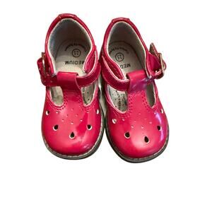 Footmates Harper Red Patent Leather size 2.5 toddler